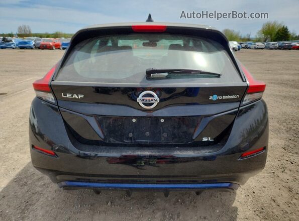 1N4AZ1CP8JC316082 2018 NISSAN LEAF Black Widok z tyłu
