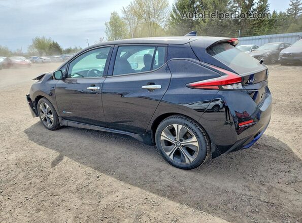1N4AZ1CP8JC316082 2018 NISSAN LEAF Black Tył lewy