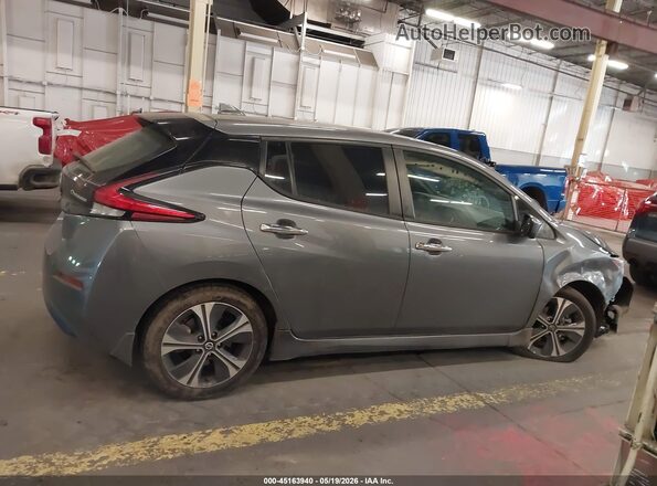 1N4AZ1CV3MC551282 2021 NISSAN LEAF Gray Widok wnętrza z tyłu