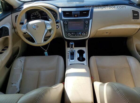 1N4BL3AP5HC207268 2017 NISSAN ALTIMA Белый Вид панели приборов