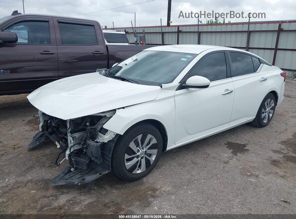1N4BL4BV0LC175485 2020 NISSAN ALTIMA White წინა მარცხენა ხედი სამი მეოთხედიდან