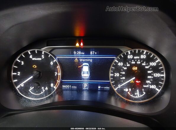 1N4BL4BV1LC223642 2020 NISSAN ALTIMA White Widok tylnych siedzeń