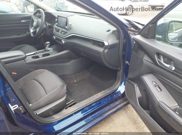 1N4BL4BV2KC130885 2019 NISSAN ALTIMA Blue Widok wnętrza z przodu