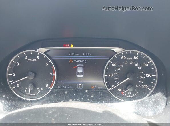 1N4BL4BV2KC163630 2019 NISSAN ALTIMA Белый Вид задних сидений