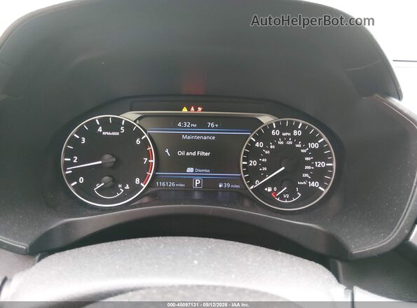 1N4BL4BV2KC216018 2019 NISSAN ALTIMA White Вид задніх сидінь