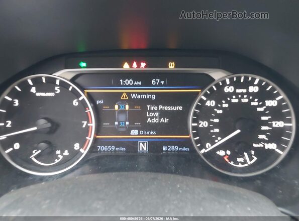 1N4BL4BV2KN307584 2019 NISSAN ALTIMA Black Հետևի նստատեղերի տեսք