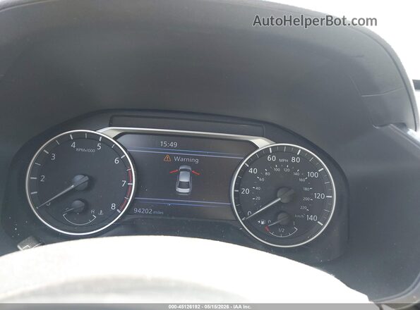 1N4BL4BV2LC140964 2020 NISSAN ALTIMA White Հետևի նստատեղերի տեսք