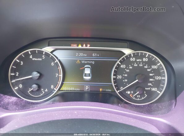 1N4BL4BV2LC204307 2020 NISSAN ALTIMA Gray Вид задніх сидінь