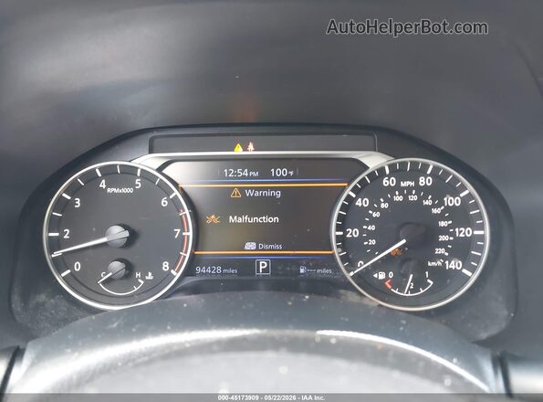 1N4BL4BV2LC267617 2020 NISSAN ALTIMA Black უკანა სავარძლების ხედი