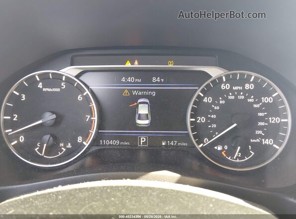 1N4BL4BV3KC121032 2019 NISSAN ALTIMA Серебряный 