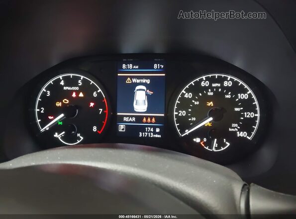 1N4BL4BV3SN328170 2025 NISSAN ALTIMA White უკანა სავარძლების ხედი