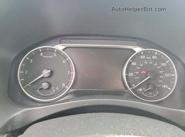 1N4BL4BV4KC238666 2019 NISSAN ALTIMA Black Widok zestawu wskaźników