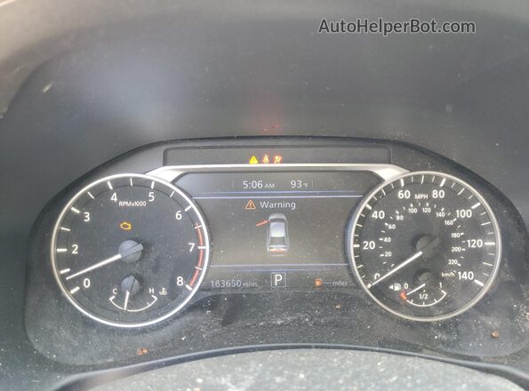 1N4BL4BV4LC147642 2020 NISSAN ALTIMA White Սարքավորումների վահանակի տեսք