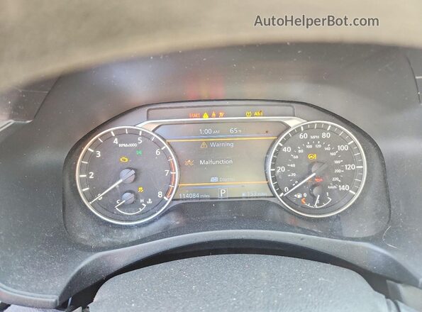 1N4BL4BV5KC230138 2019 NISSAN ALTIMA Угольный Вид щитка приборов
