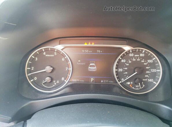 1N4BL4BV5LC172551 2020 NISSAN ALTIMA Gray Widok zestawu wskaźników