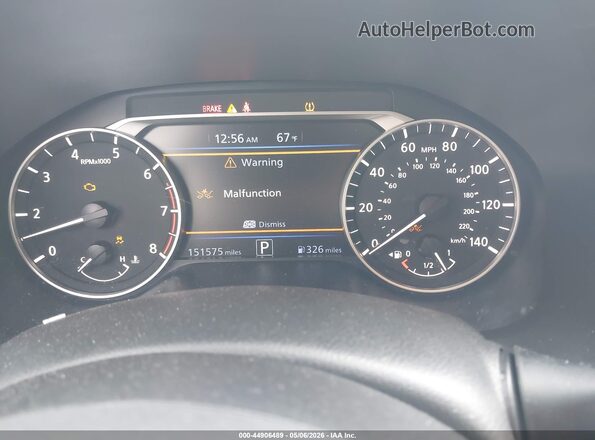 1N4BL4BV7LC116563 2020 NISSAN ALTIMA Silver უკანა სავარძლების ხედი