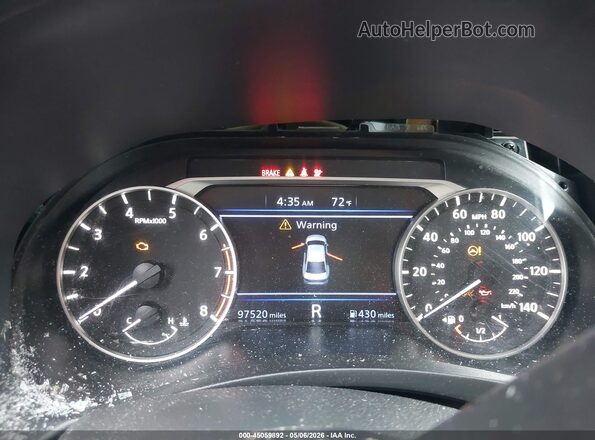 1N4BL4BV7LC207607 2020 NISSAN ALTIMA Silver Widok tylnych siedzeń