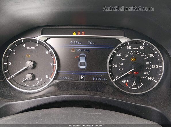 1N4BL4BV7LC258931 2020 NISSAN ALTIMA Gray Հետևի նստատեղերի տեսք