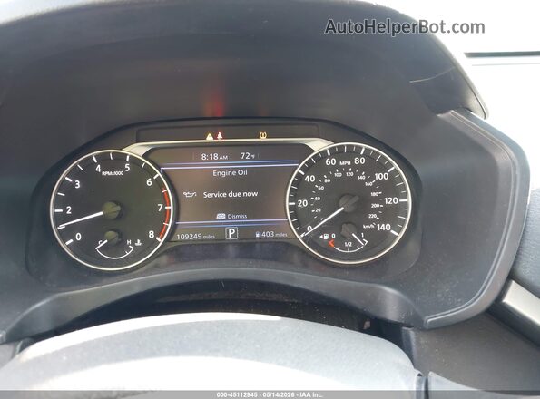 1N4BL4BV8KC206724 2019 NISSAN ALTIMA Black Widok tylnych siedzeń