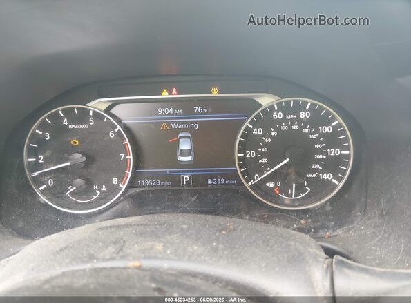 1N4BL4BV8KC232661 2019 NISSAN ALTIMA Gray Вид задніх сидінь