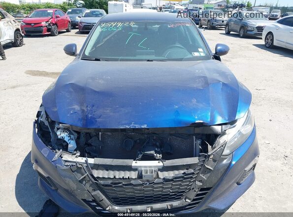 1N4BL4BV8KC260024 2019 NISSAN ALTIMA Dark Blue Вид щитка приборов