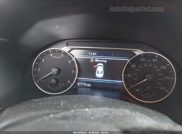 1N4BL4BV8LC172222 2020 NISSAN ALTIMA Black უკანა სავარძლების ხედი
