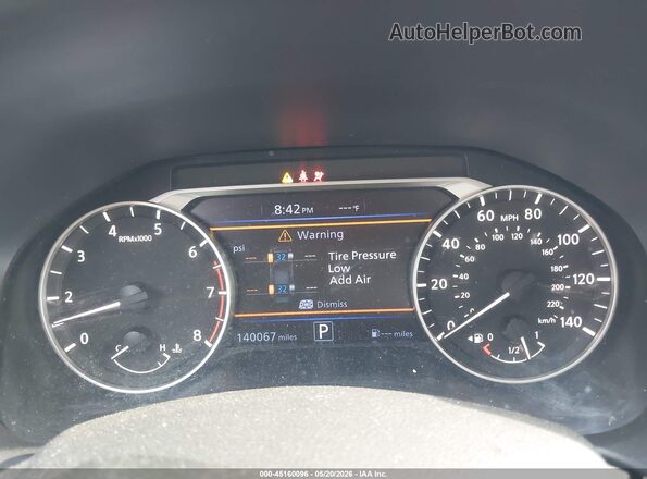 1N4BL4BV9KC208207 2019 NISSAN ALTIMA Silver უკანა სავარძლების ხედი
