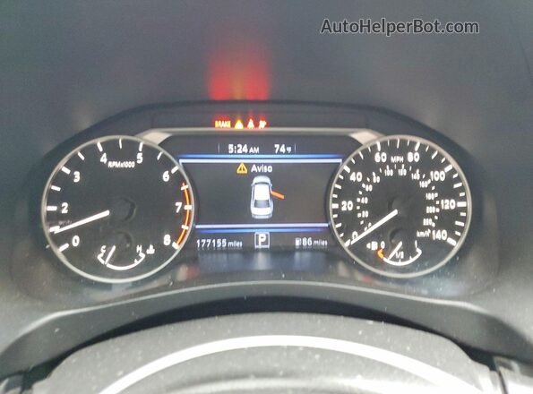 1N4BL4BV9LC121845 2020 NISSAN ALTIMA White Vista del cuadro de instrumentos