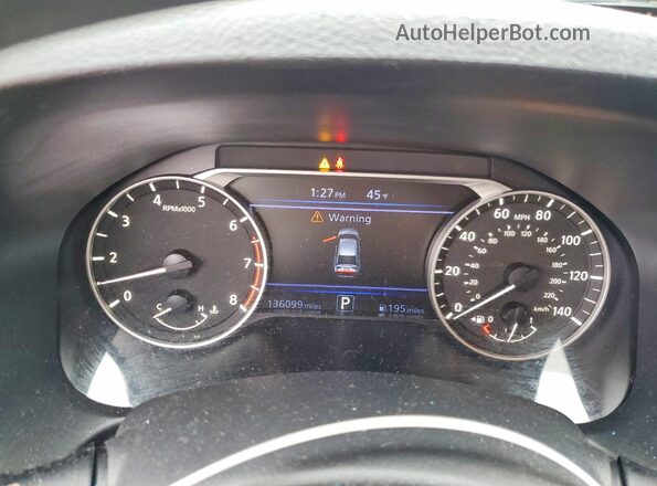 1N4BL4BVXLC146737 2020 NISSAN ALTIMA Gray Instrument cluster view