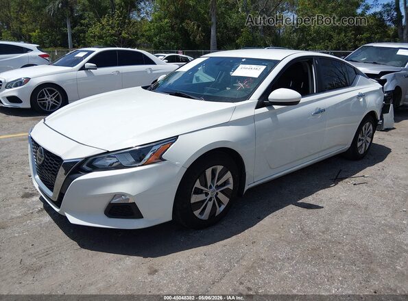 1N4BL4BVXLC276646 2020 NISSAN ALTIMA White წინა მარცხენა ხედი სამი მეოთხედიდან