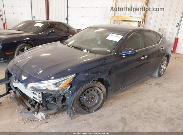 1N4BL4BW4KC215784 2019 NISSAN ALTIMA Navy Առջևի ձախ երեք քառորդ տեսարան
