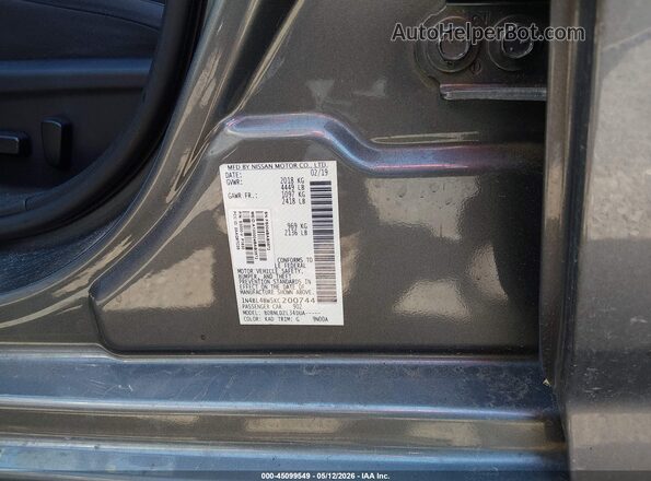 1N4BL4BW5KC200744 2019 NISSAN ALTIMA Gray Widok komory silnika