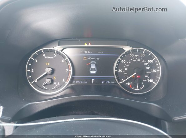 1N4BL4CV0KC127496 2019 NISSAN ALTIMA Silver Widok tylnych siedzeń