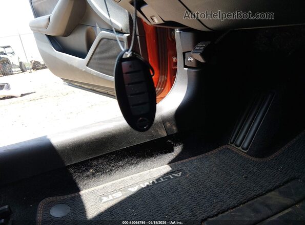 1N4BL4CV0MN317936 2021 NISSAN ALTIMA Orange Вид панелі приладів