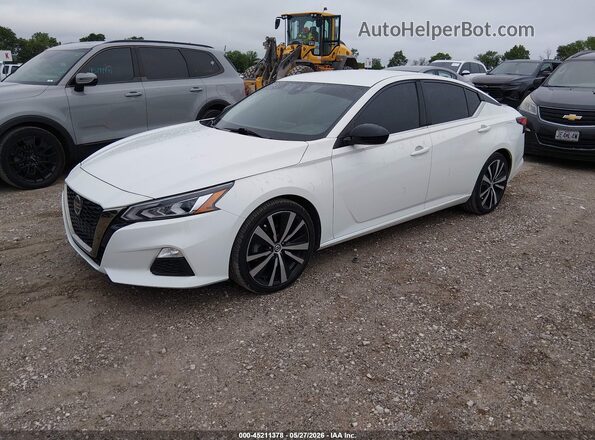 1N4BL4CV0MN419057 2021 NISSAN ALTIMA White Առջևի ձախ երեք քառորդ տեսարան