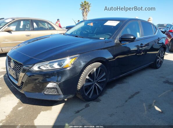 1N4BL4CV0NN353501 2022 NISSAN ALTIMA Black Առջևի ձախ երեք քառորդ տեսարան