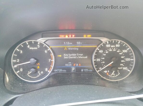 1N4BL4CV2PN357374 2023 NISSAN ALTIMA Black Вид щитка приладів