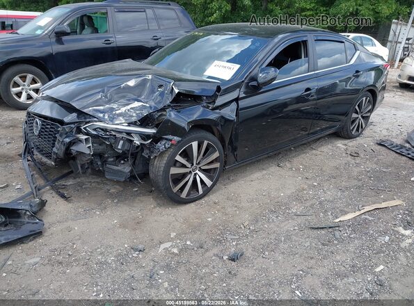 1N4BL4CV3MN371182 2021 NISSAN ALTIMA Black წინა მარცხენა ხედი სამი მეოთხედიდან