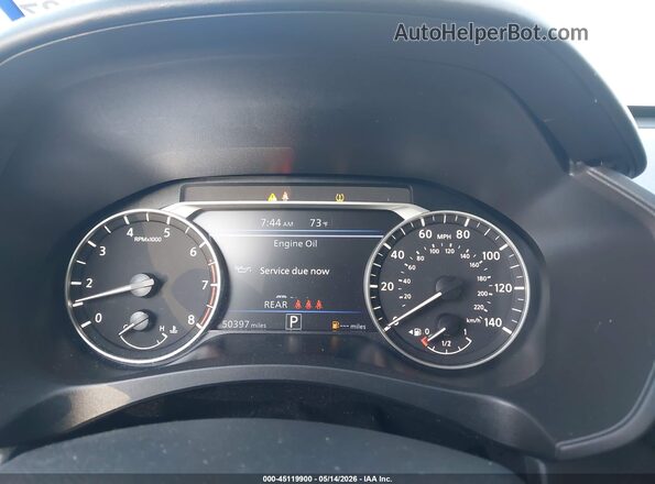1N4BL4CV3RN304900 2024 NISSAN ALTIMA Purple Вид задніх сидінь