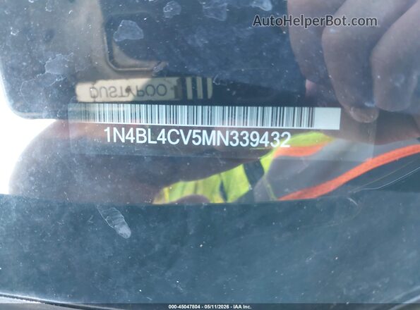 1N4BL4CV5MN339432 2021 NISSAN ALTIMA Gray 