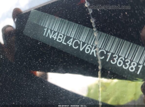 1N4BL4CV6KC136381 2019 NISSAN ALTIMA Синий 