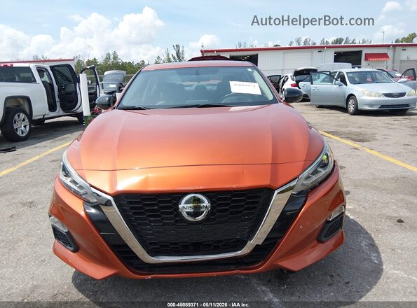 1N4BL4CV6KC179912 2019 NISSAN ALTIMA Orange Вид задньої частини салону