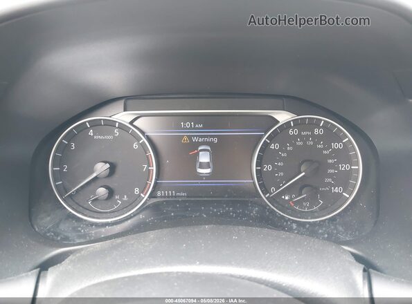 1N4BL4CV6KN301284 2019 NISSAN ALTIMA Black Widok tylnych siedzeń