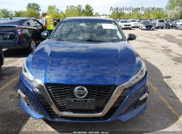 1N4BL4CV6LN317700 2020 NISSAN ALTIMA Blue Вид щитка приладів