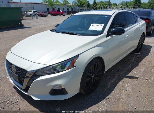 1N4BL4CV7KC237963 2019 NISSAN ALTIMA White Առջևի ձախ երեք քառորդ տեսարան