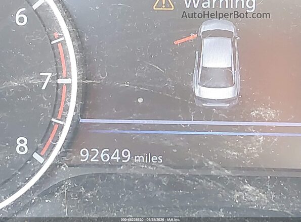 1N4BL4CV7KC237963 2019 NISSAN ALTIMA White Հետևի նստատեղերի տեսք