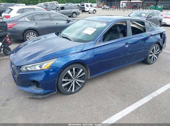 1N4BL4CV7LC236281 2020 NISSAN ALTIMA Blue წინა მარცხენა ხედი სამი მეოთხედიდან