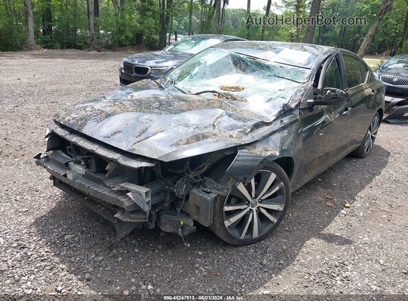 1N4BL4CV8KC190877 2019 NISSAN ALTIMA Black Առջևի ձախ երեք քառորդ տեսարան