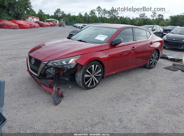 1N4BL4CV8LC230828 2020 NISSAN ALTIMA Red წინა მარცხენა ხედი სამი მეოთხედიდან