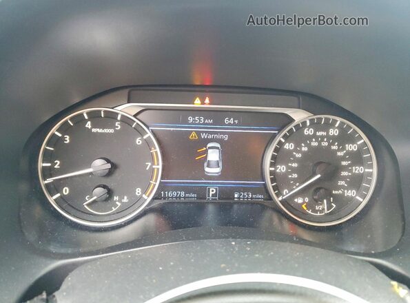 1N4BL4CV8MN380489 2021 NISSAN ALTIMA Blue Instrument cluster view